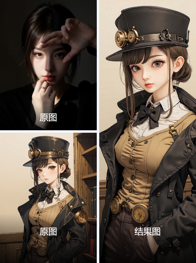 Transform Portraits into Steampunk Masterpieces with IPAdapter Technology